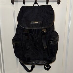 Michael Kors Jet Black Backpack
